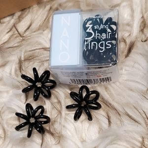 76 invisibobble Black Nano Hair Ties
